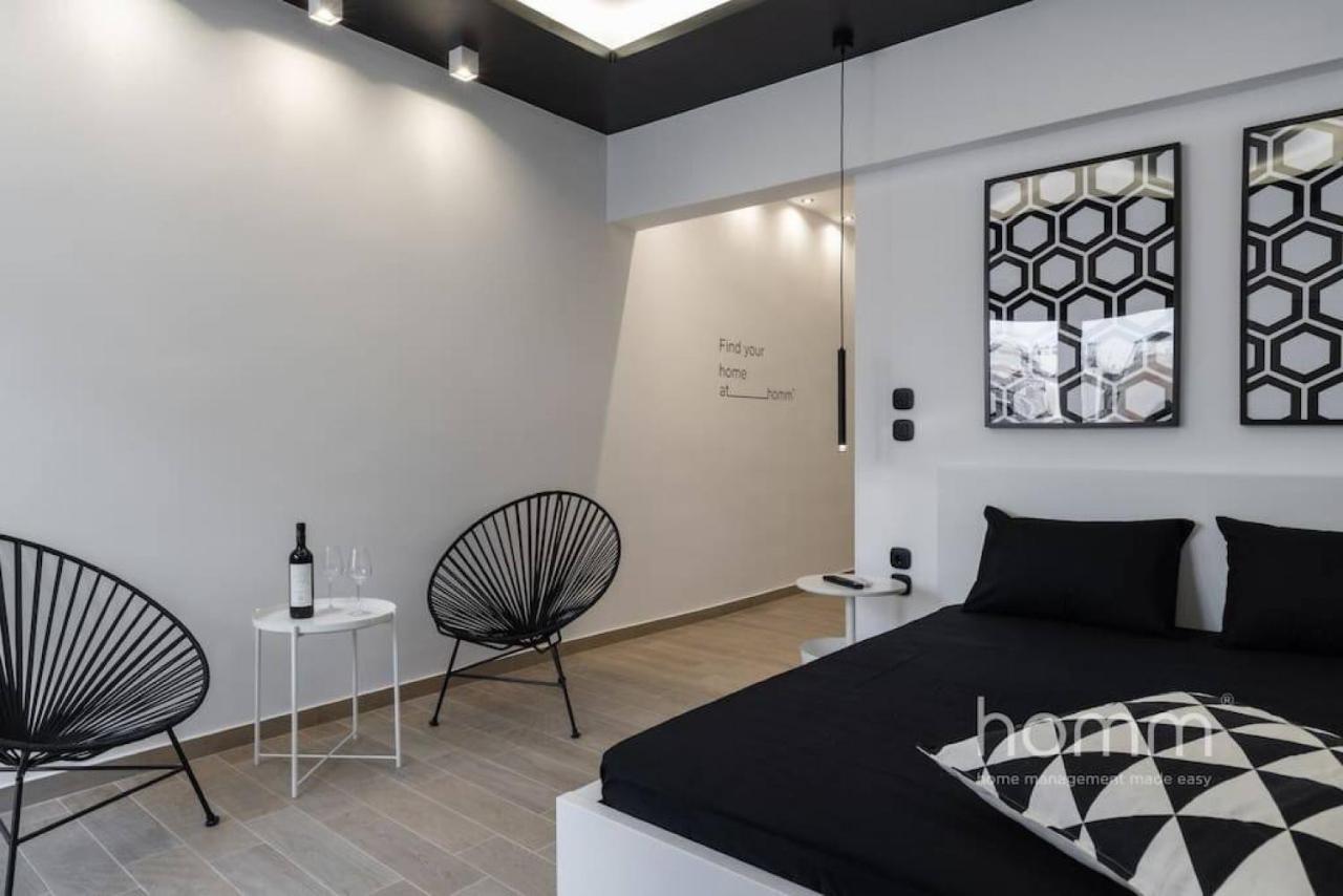 34Sqm Minimal Homm Apartment With Acropolis View Ateny Zewnętrze zdjęcie