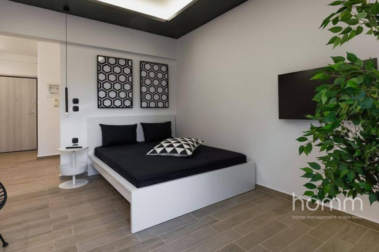 34Sqm Minimal Homm Apartment With Acropolis View Ateny Zewnętrze zdjęcie