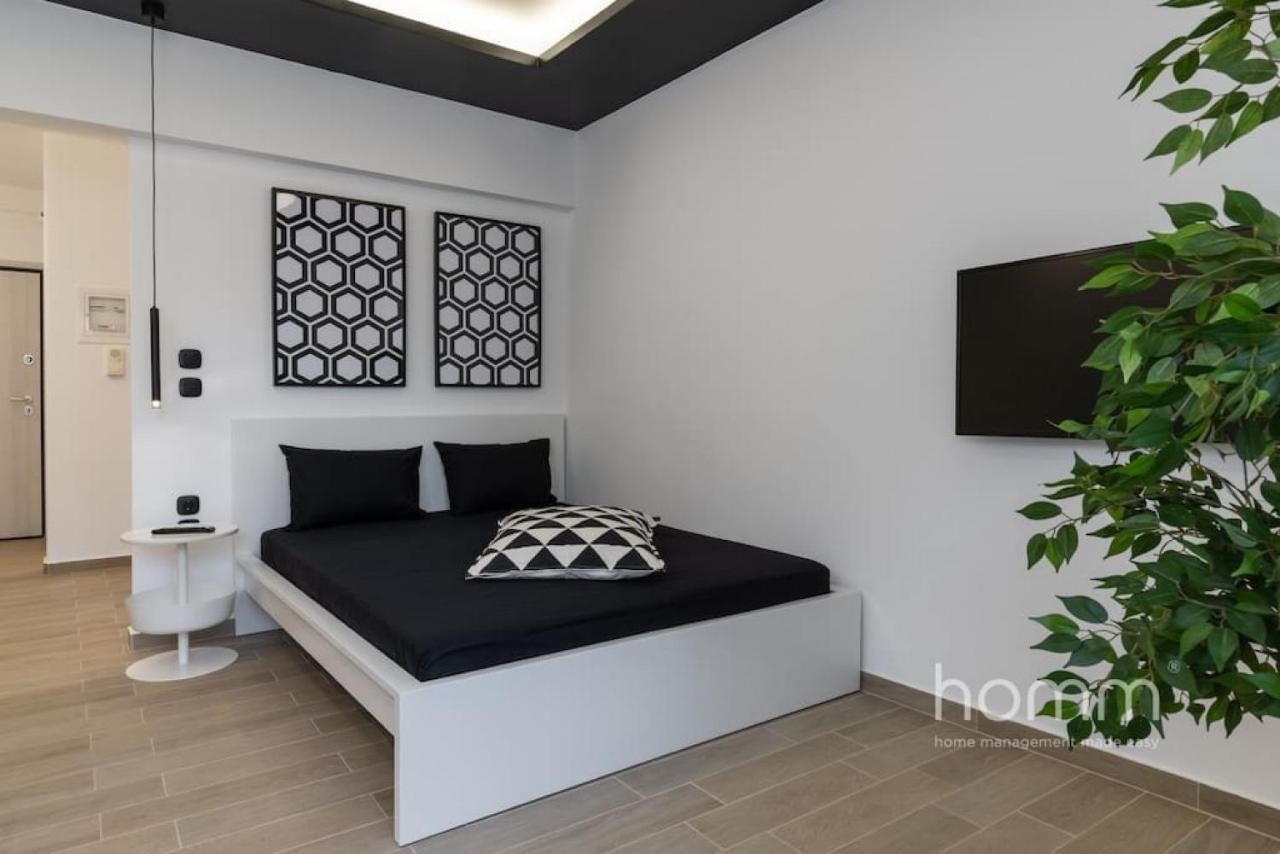 34Sqm Minimal Homm Apartment With Acropolis View Ateny Zewnętrze zdjęcie