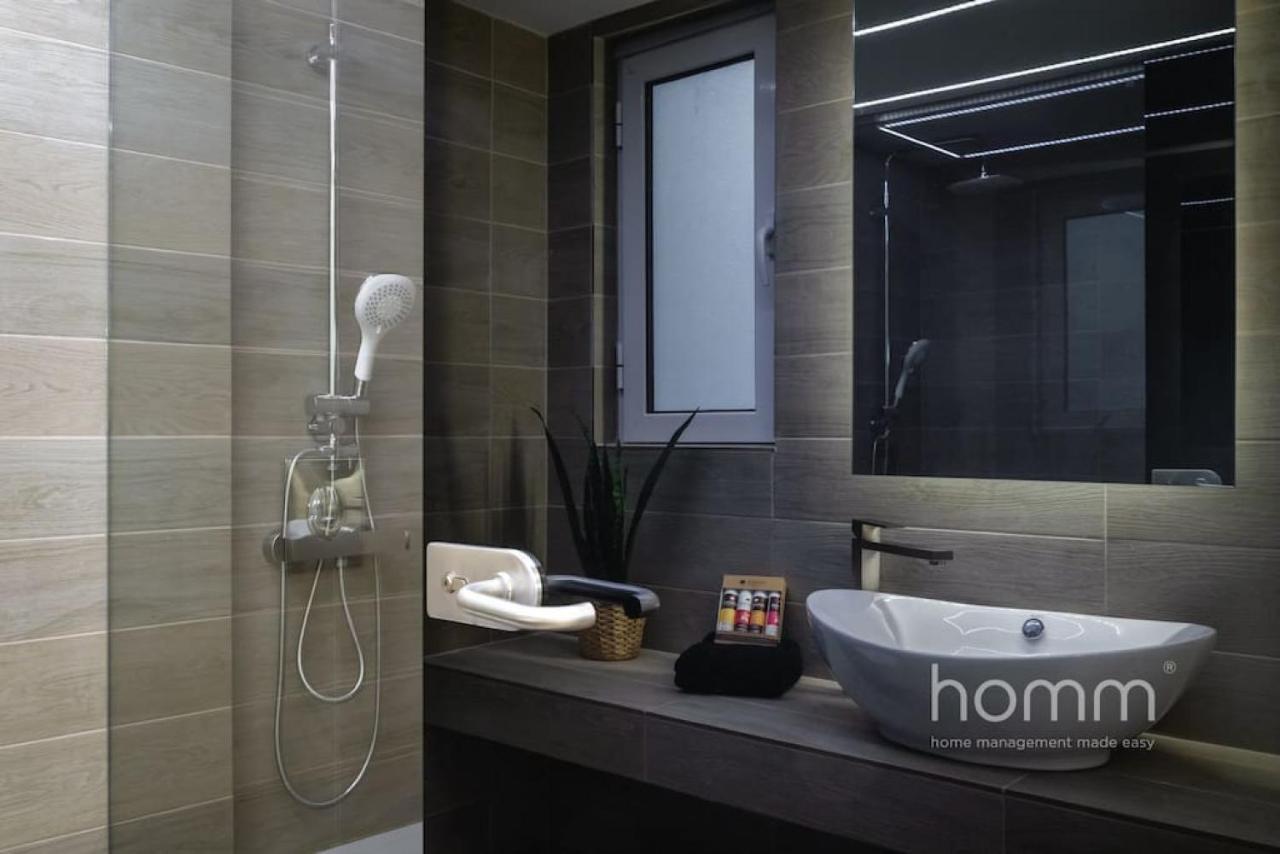 34Sqm Minimal Homm Apartment With Acropolis View Ateny Zewnętrze zdjęcie