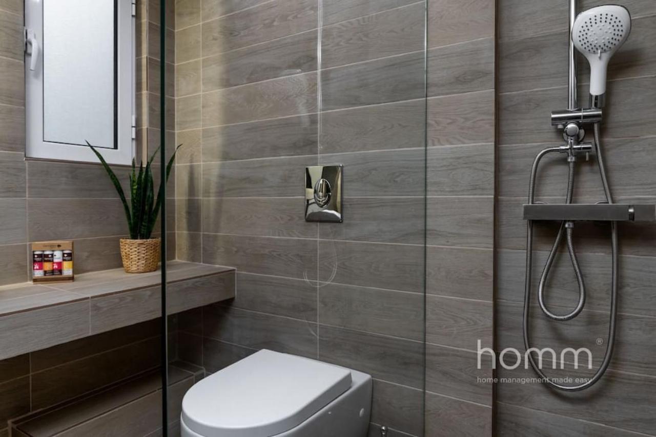 34Sqm Minimal Homm Apartment With Acropolis View Ateny Zewnętrze zdjęcie